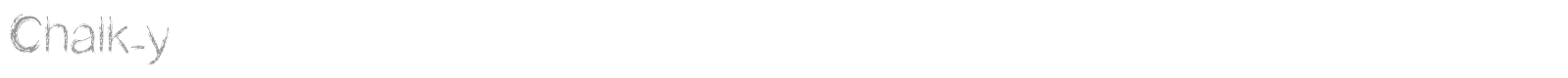 Chalk-y font preview